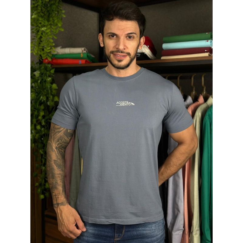 Camiseta ACT Azul DFC - 6341 - PORTAL DROP - ATACADO