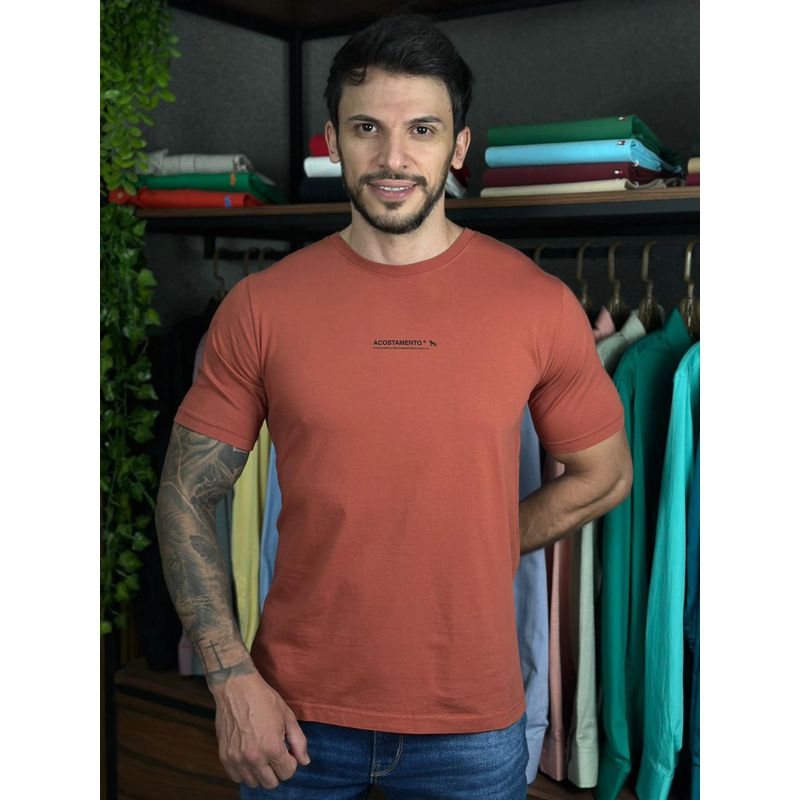 Camiseta ACT Terracota DFC - 6342 - PORTAL DROP - ATACADO
