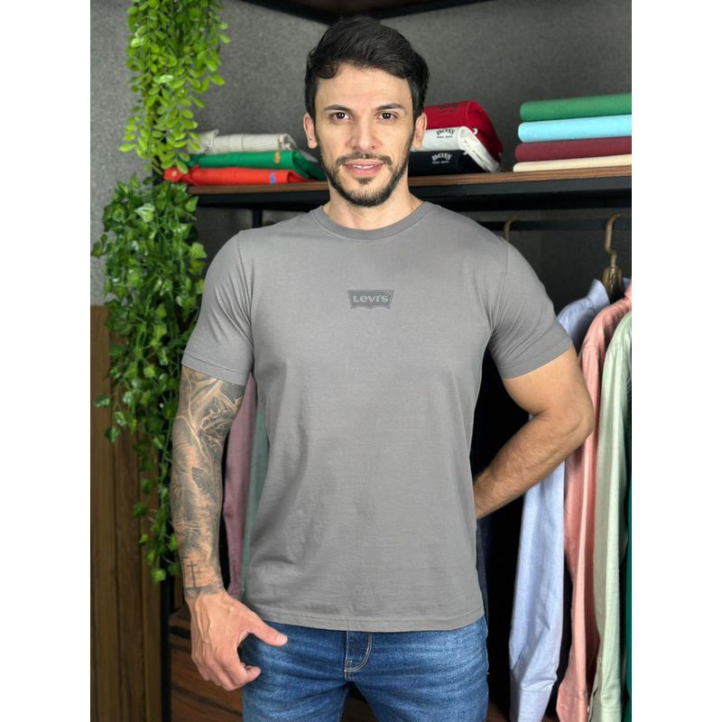 Camiseta Levis Cinza DFC - 6350 - PORTAL DROP - ATACADO