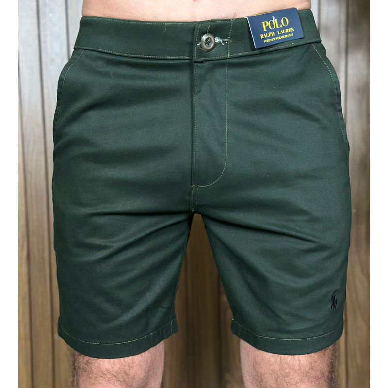 Bermuda Sarja PRL Verde. - 6356 - PORTAL DROP - ATACADO