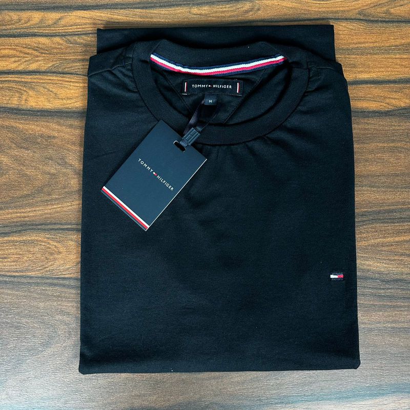 Camiseta TH Preto. - A-6465 - PORTAL DROP - ATACADO