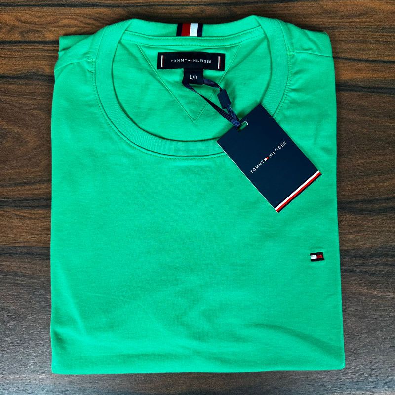 Camiseta TH Verde. - C-6550 - PORTAL DROP - ATACADO