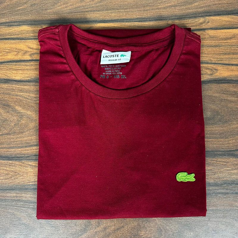 Camiseta LCT Vinho. - C-6558 - PORTAL DROP - ATACADO