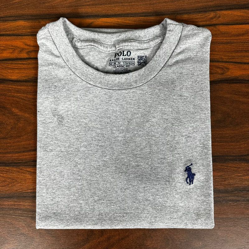 Camiseta PRL Cinza. - C-6565 - PORTAL DROP - ATACADO