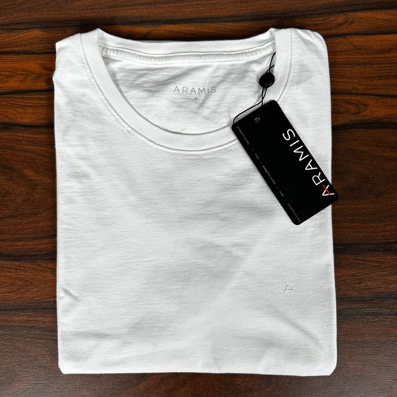 Camiseta Aramis Off White. - C-6575 - PORTAL DROP - ATACADO