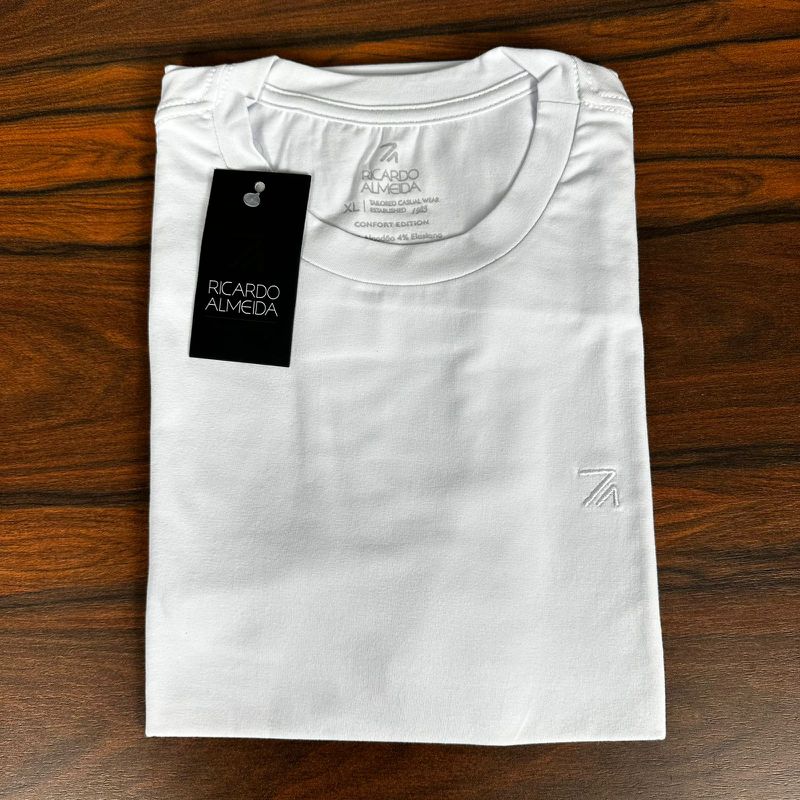 Camiseta R.A Branco DFC.⭐ - 6578 - PORTAL DROP - ATACADO