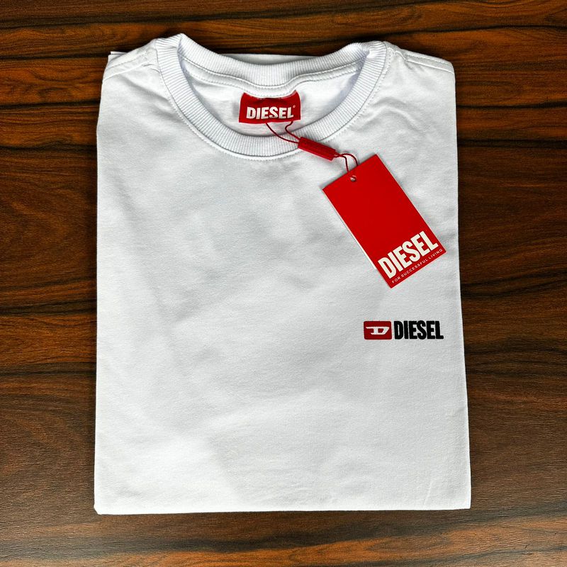 Camiseta Diesel BRanco. - C-6599 - PORTAL DROP - ATACADO