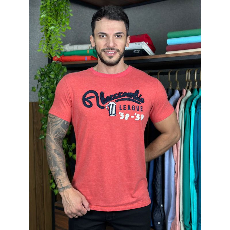 Camiseta Abercrombie. ⭐ - C-6615 - PORTAL DROP - ATACADO