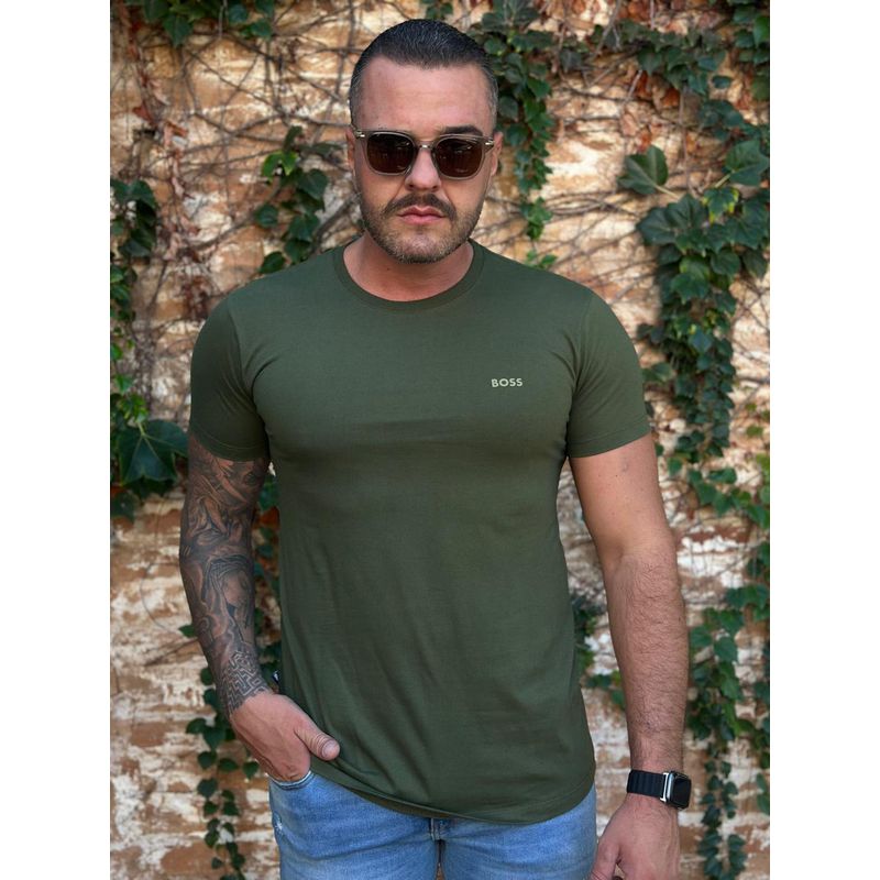 Camiseta HB Verde. - B-6636 - PORTAL DROP - ATACADO