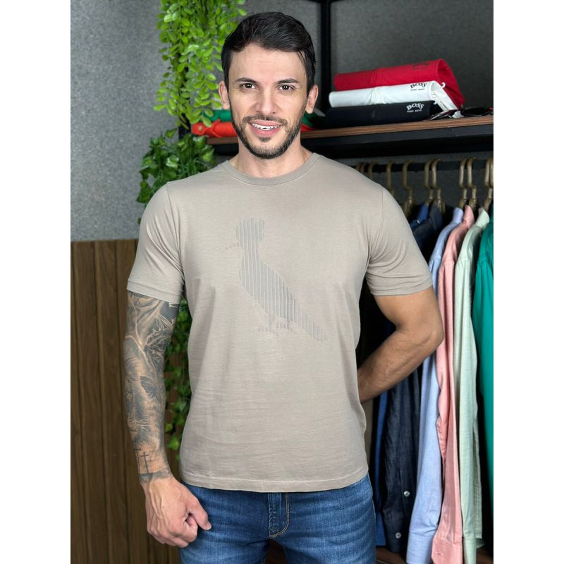 Camiseta RSV Caqui DFC - 6656 - PORTAL DROP - ATACADO