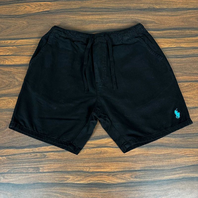 Short Sarja PRL Preto. - 6702 - PORTAL DROP - ATACADO