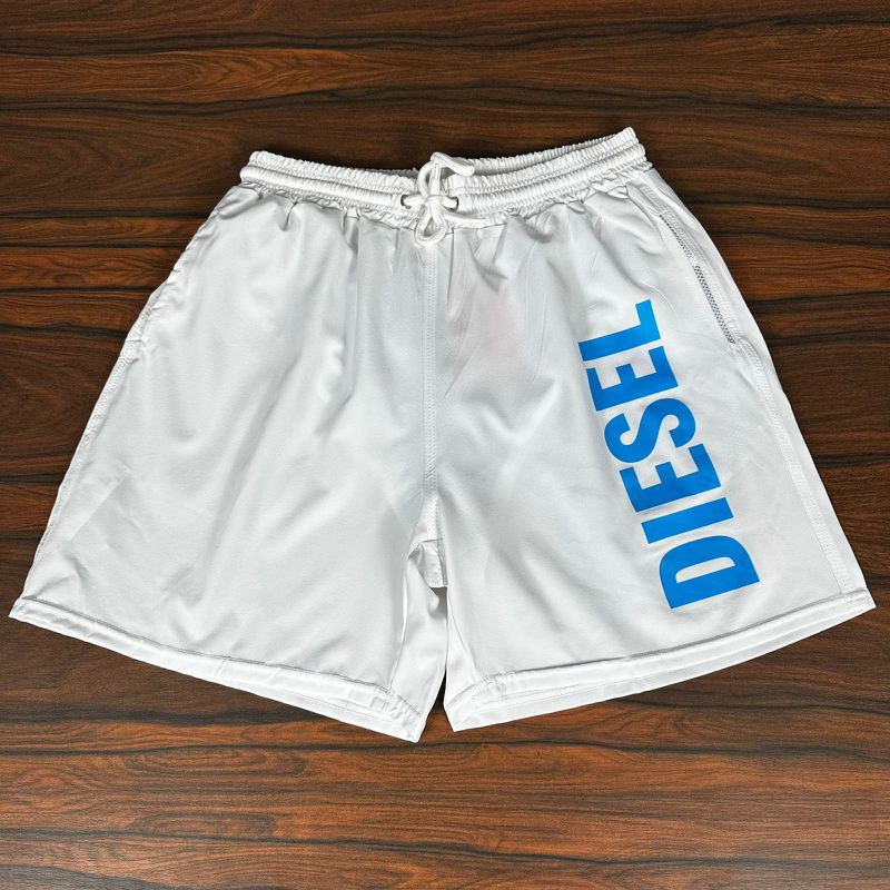 Bermuda Short Diesel Branco. ⭐ - 6711 - PORTAL DROP - ATACADO