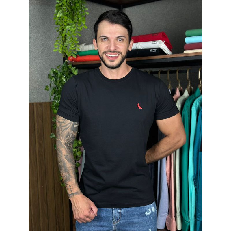 Camiseta RSV Preto DFC. - 6772 - PORTAL DROP - ATACADO