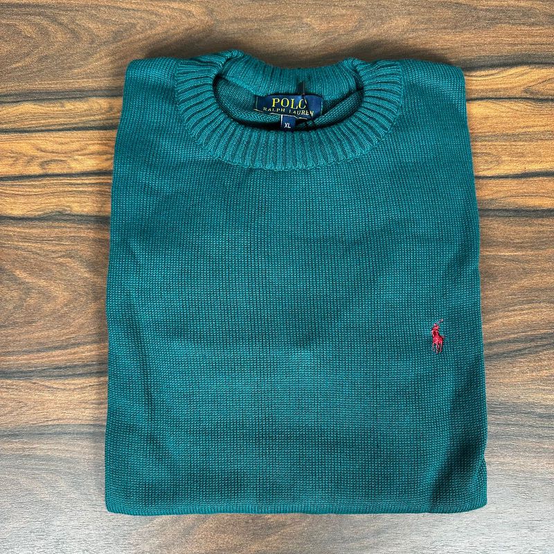 Suéter PRL Verde. - 6832 - PORTAL DROP - ATACADO