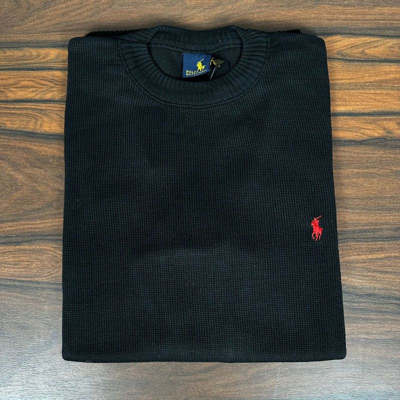 Suéter PRL Preto. - 6843 - PORTAL DROP - ATACADO
