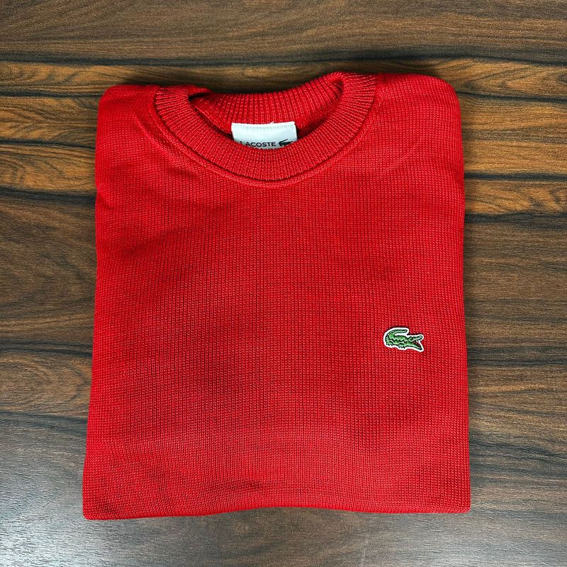 Suéter LCT Vermelho. - 6853 - PORTAL DROP - ATACADO