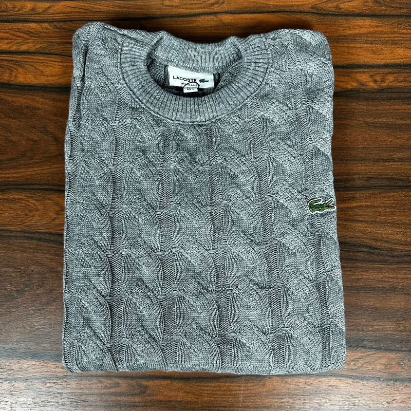 Suéter LCT Cinza. - 6855 - PORTAL DROP - ATACADO