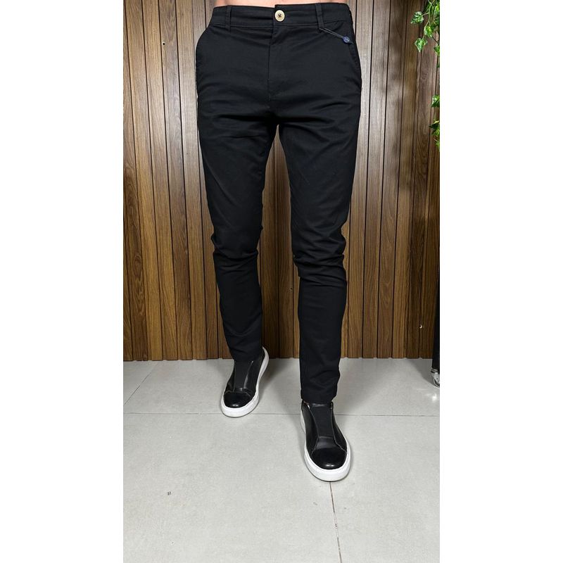 Calça Sarja PRL Preto. - 6861 - PORTAL DROP - ATACADO