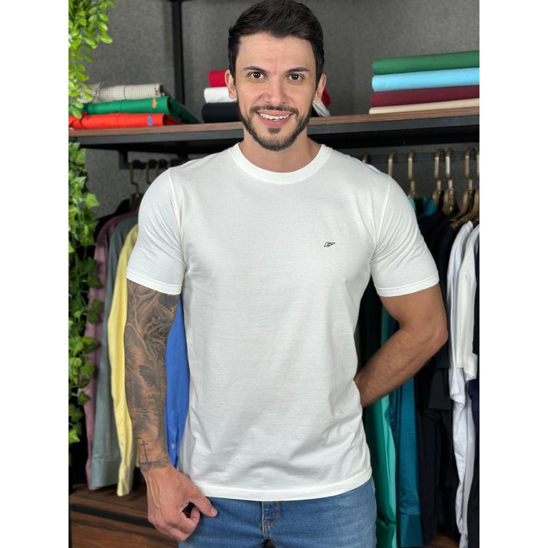 Camiseta Ellus Off White DFC. - 6896 - PORTAL DROP - ATACADO