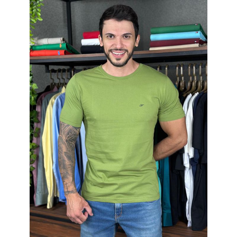 Camiseta Ellus Verde DFC. - 6898 - PORTAL DROP - ATACADO