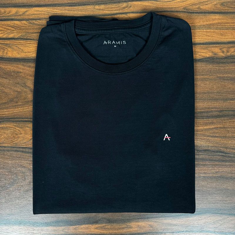 Camiseta Aramis Preto. - C-6910 - PORTAL DROP - ATACADO