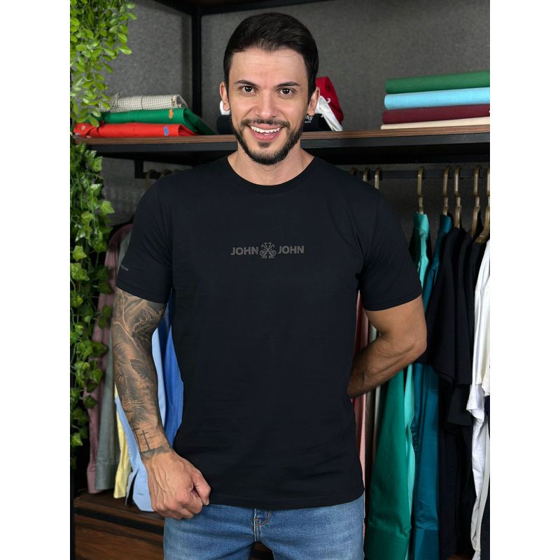 Camiseta JJ Preto DFC. ⚫ - 6912 - PORTAL DROP - ATACADO