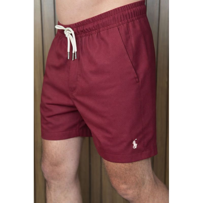 Bermuda Linho Peruano PRL Vinho. - 6916 - PORTAL DROP - ATACADO