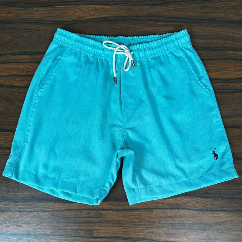 Bermuda Linho Peruano PRL Azul. - 6920 - PORTAL DROP - ATACADO