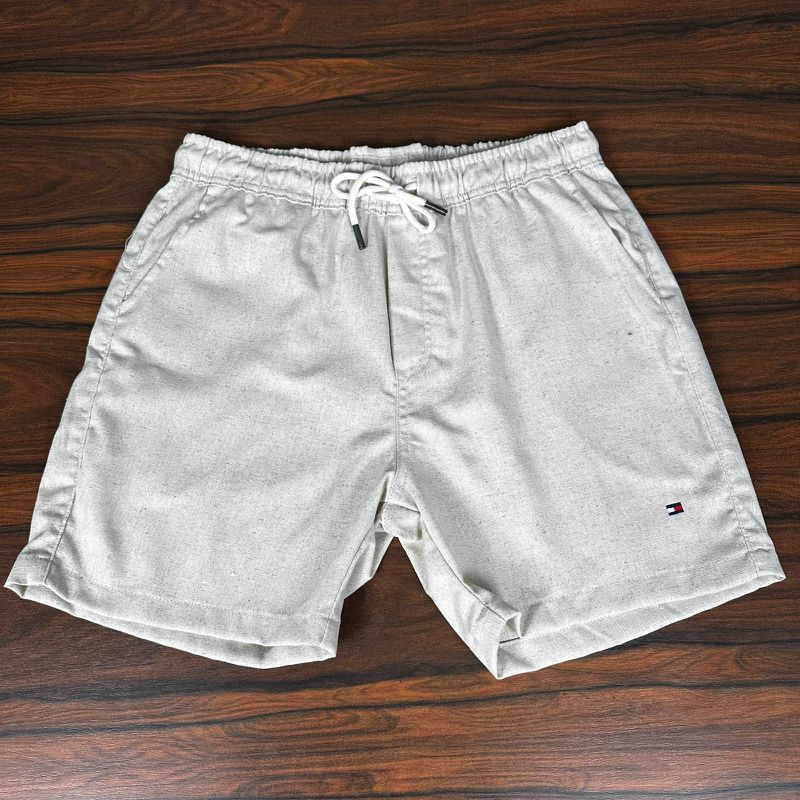 Bermuda Linho Peruano TH Bege. - 6929 - PORTAL DROP - ATACADO