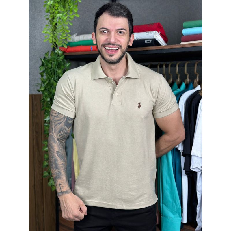 Polo PRL Caqui - A-7052 - PORTAL DROP - ATACADO