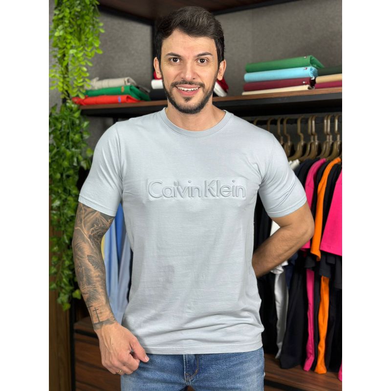 Camiseta CK Cinza DFC - 7068 - PORTAL DROP - ATACADO
