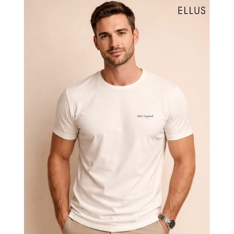 Camiseta Ellus Off White DFC - 7078 - PORTAL DROP - ATACADO