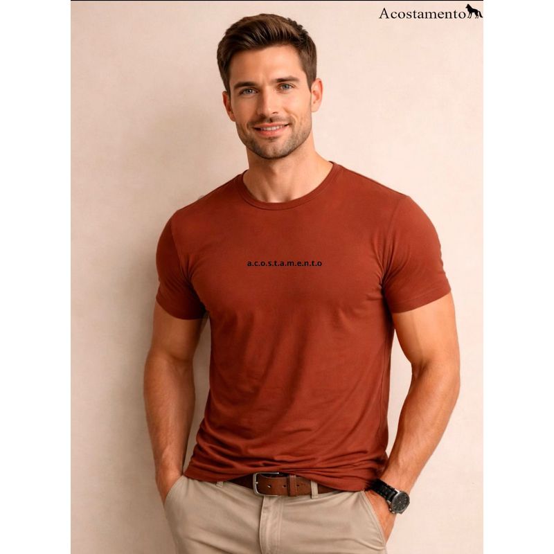 Camiseta ACT Terracota DFC - 7084 - PORTAL DROP - ATACADO