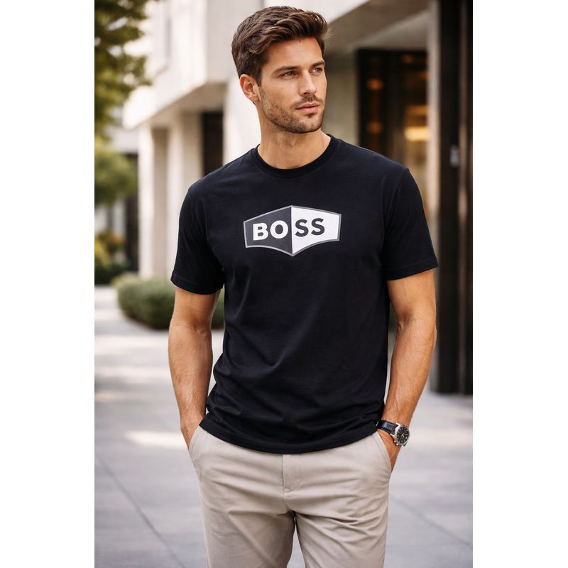 Camiseta HB Preto. - A-7098 - PORTAL DROP - ATACADO