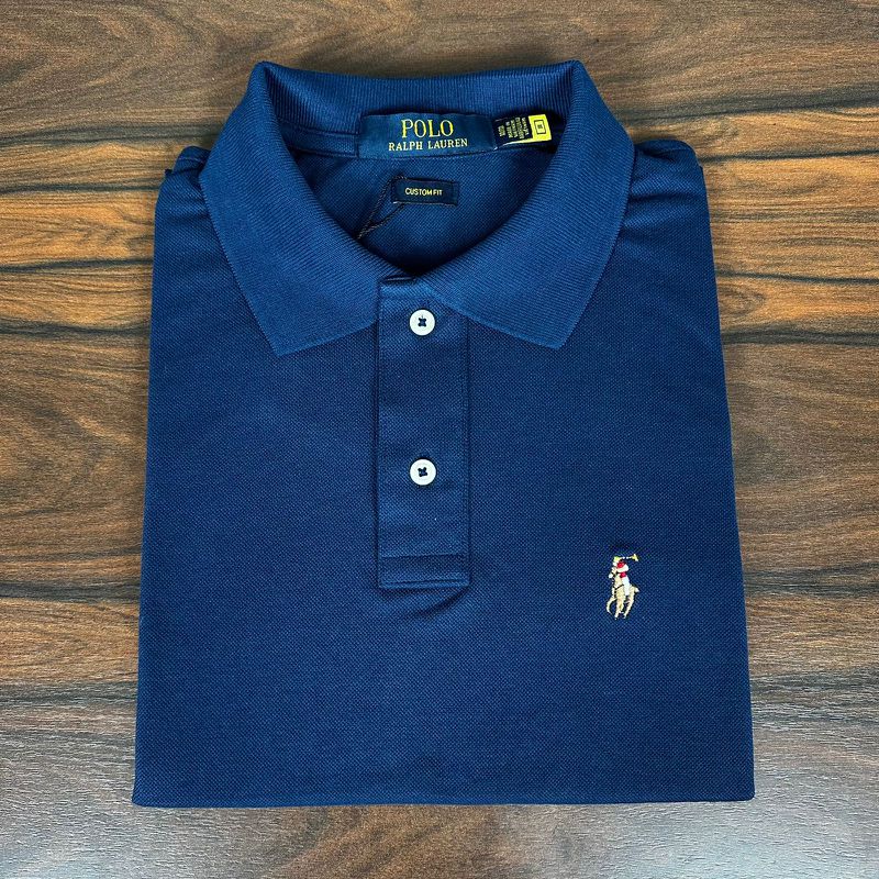 Polo PRL Azul Marinho - A-7107 - PORTAL DROP - ATACADO