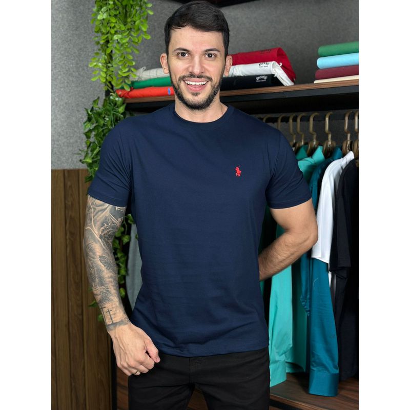 Camiseta PRL Azul - A-7117 - PORTAL DROP - ATACADO