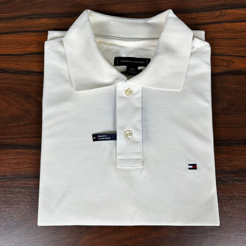 Polo TH Off White - A-7131 - PORTAL DROP - ATACADO