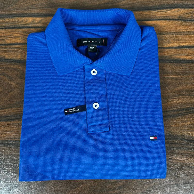 Polo TH Azul - A-7133 - PORTAL DROP - ATACADO