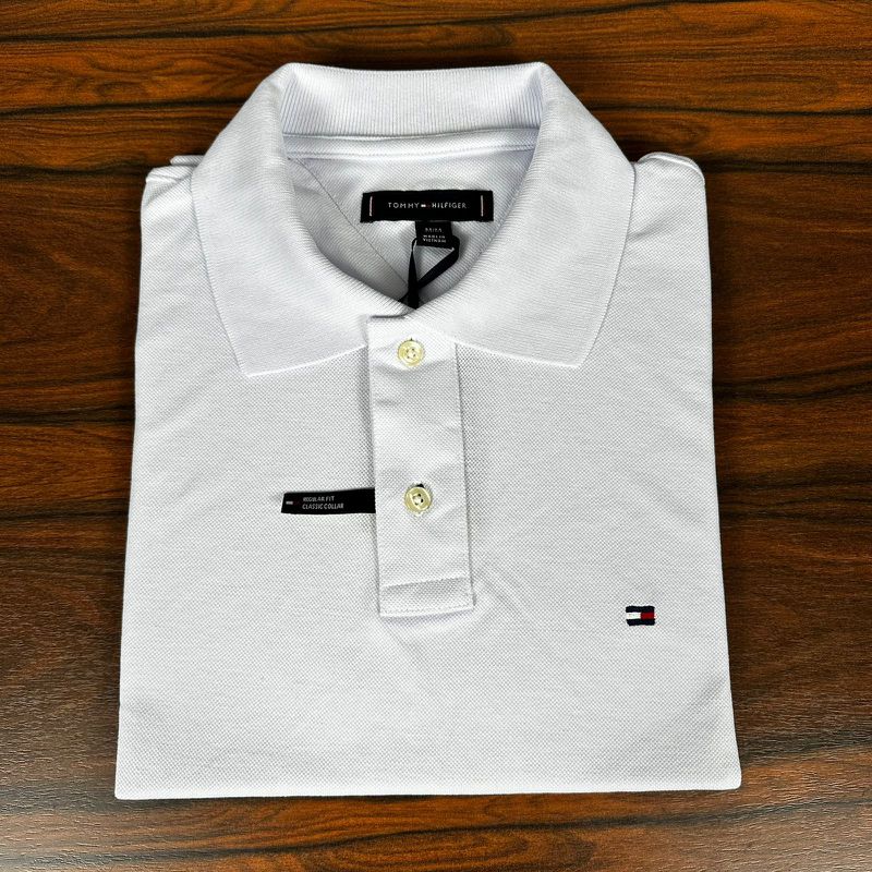 Polo TH Branco - A-7136 - PORTAL DROP - ATACADO