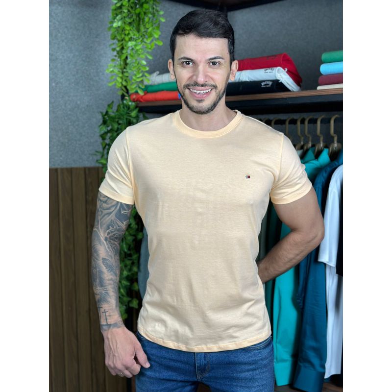 Camiseta TH Salmão - C-7165 - PORTAL DROP - ATACADO