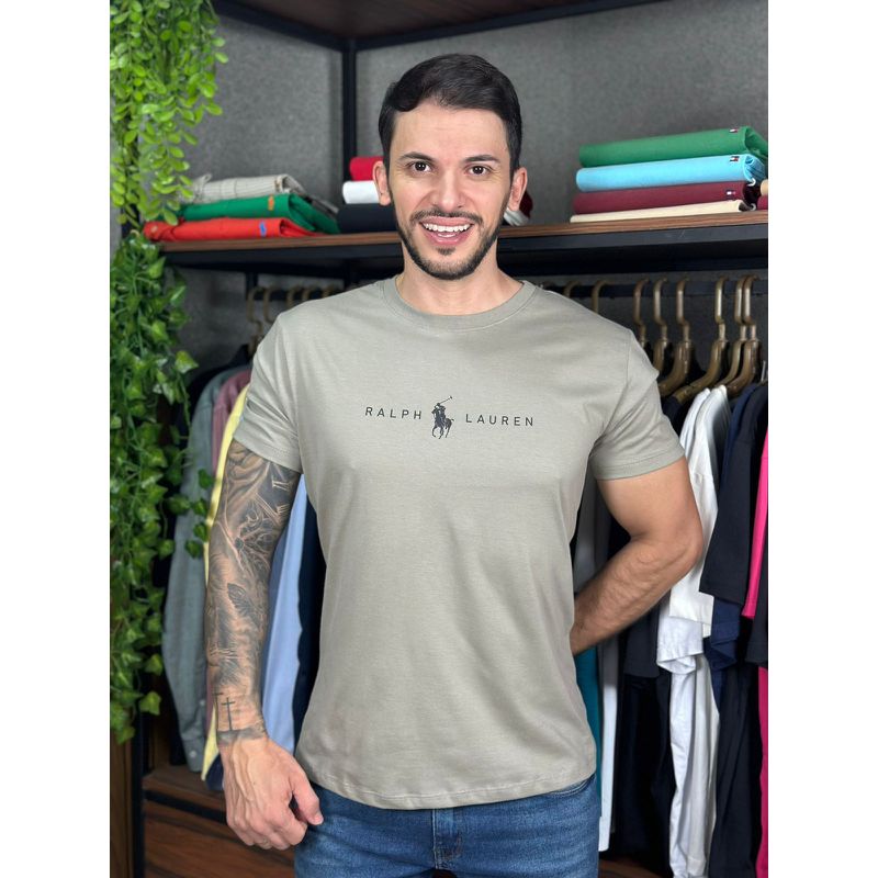 Camiseta PRL Cinza - C-7178 - PORTAL DROP - ATACADO