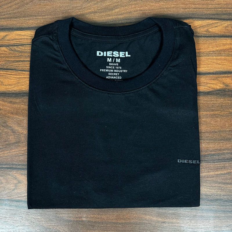 Camiseta Diesel Preto - A-7187 - PORTAL DROP - ATACADO