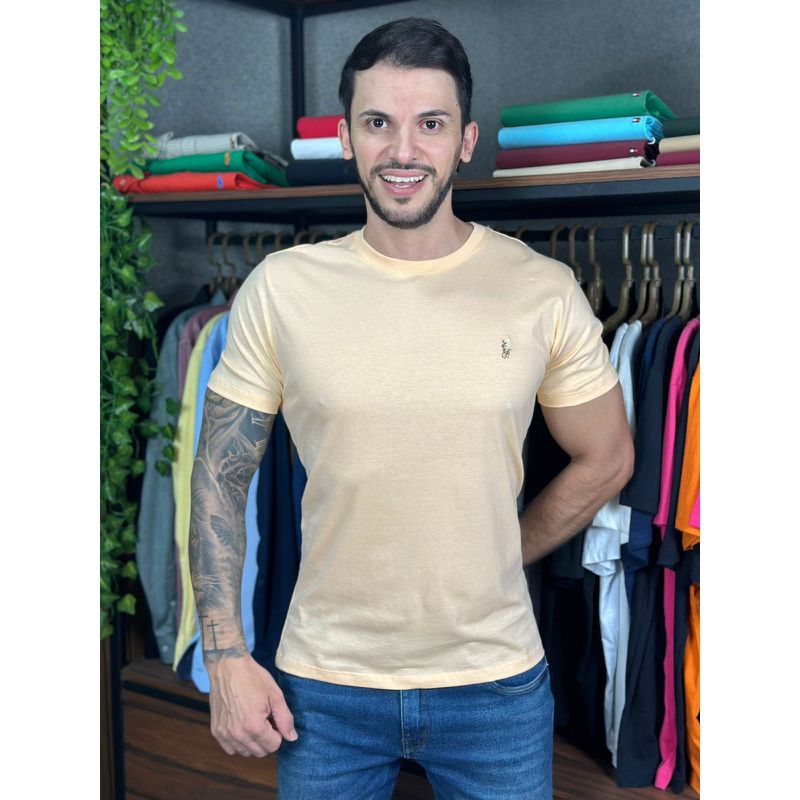 Camiseta PRL Salmão - C-7196 - PORTAL DROP - ATACADO
