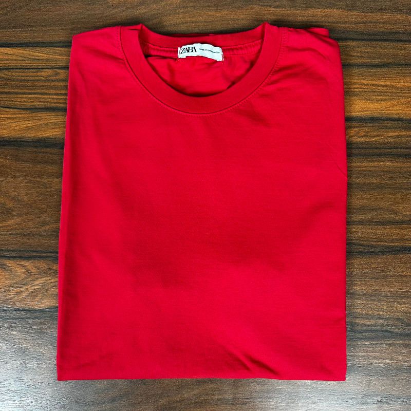Camiseta Zara Vermelho - C-7201 - PORTAL DROP - ATACADO