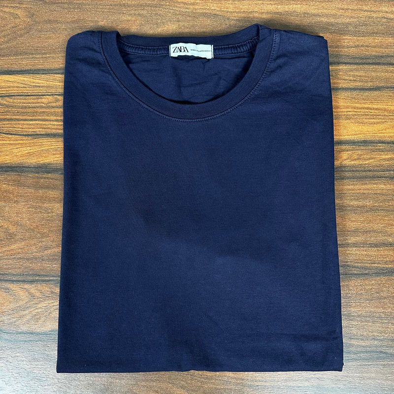 Camiseta Zara Azul - C-7203 - PORTAL DROP - ATACADO