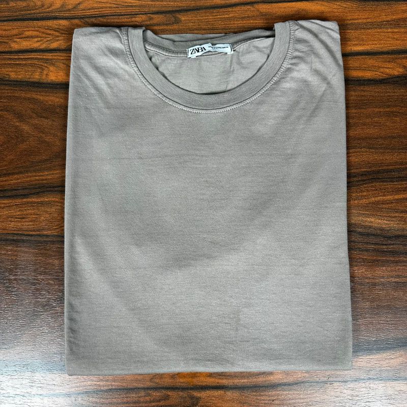 Camiseta Zara Cinza - C-7204 - PORTAL DROP - ATACADO