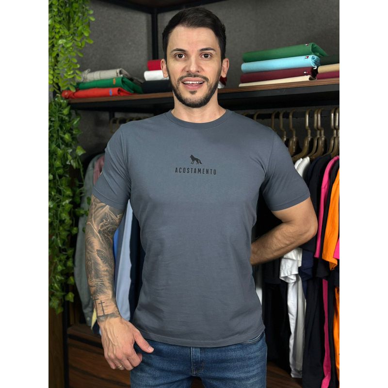 Camiseta ACT Chumbo DFC - 7217 - PORTAL DROP - ATACADO