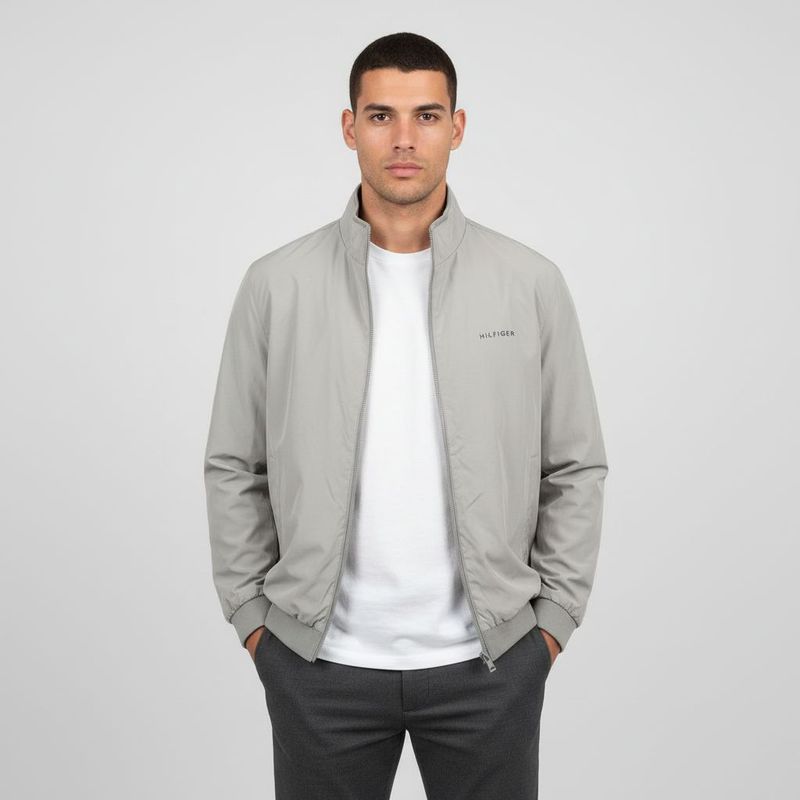 Jaqueta Zíper TH Cinza - 7225 - PORTAL DROP - ATACADO