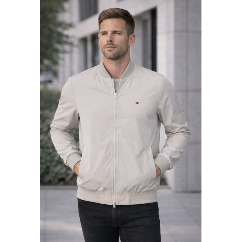 Jaqueta Bomber TH Bege - 7236 - PORTAL DROP - ATACADO