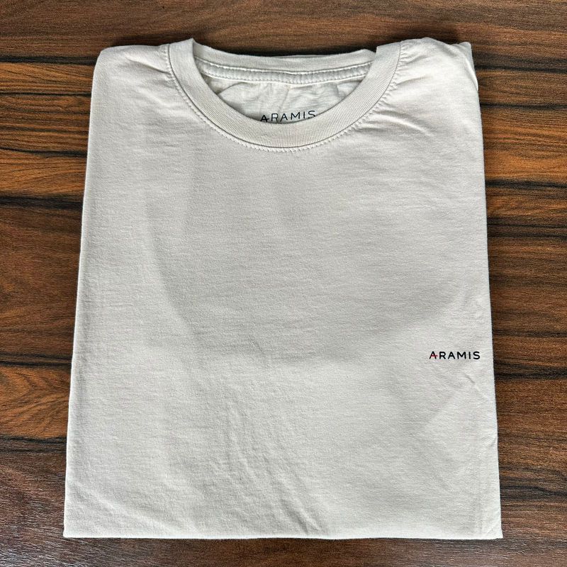 Camiseta Aramis Bege - C-7271 - PORTAL DROP - ATACADO